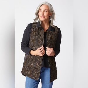 Habitat Black and Brown Women's Vest